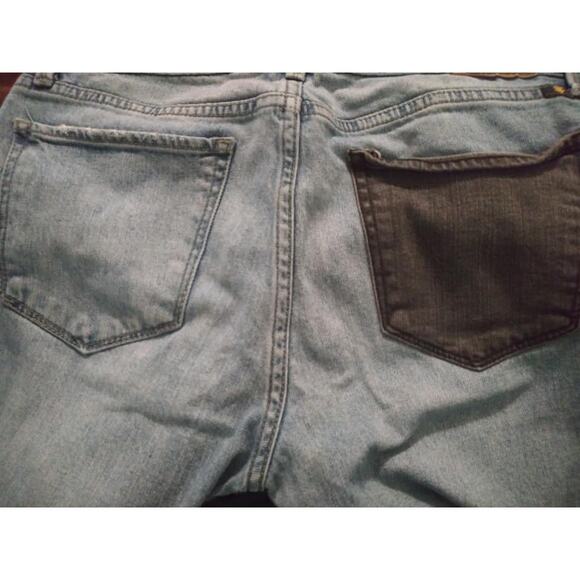 Lucky Brand Medium Wash Distressed Ava Skinny Dark Pocket Jeans Sz 26 - Picture 7 of 10